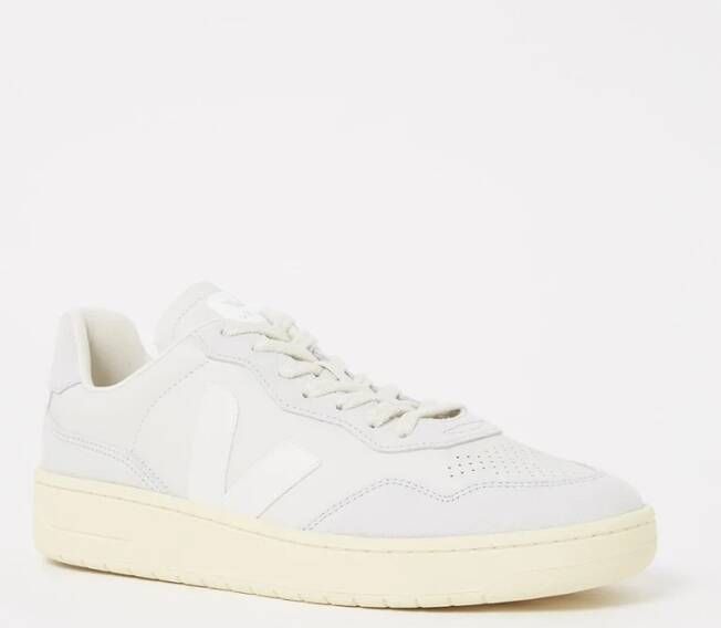 Veja Witte sneakers met grijze suède inzetstukken White - Foto 8