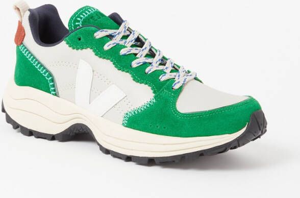 Veja Venturi sneaker van leer met suède details