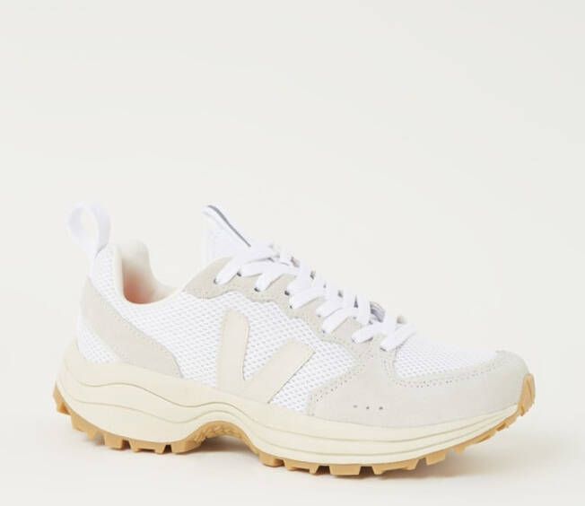 Veja Venturi sneaker met suède details