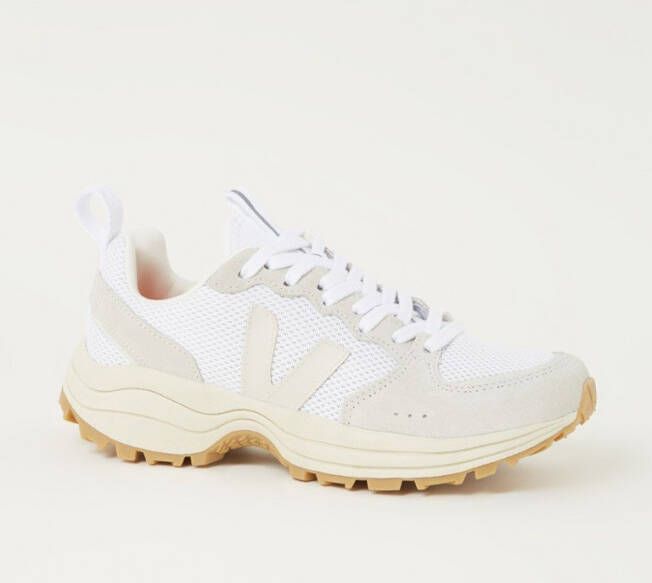 Veja Witte Tech Fabric Sneakers met Suède Inzetstukken White Dames - Foto 15