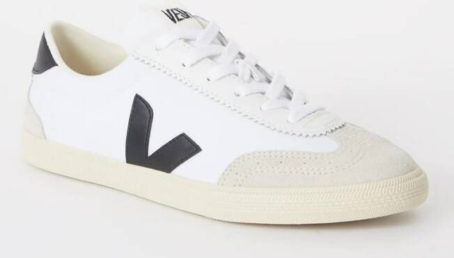 Veja Volley sneaker van canvas met suède details