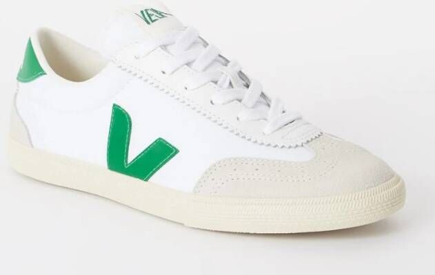 Veja Volley sneaker van canvas met suède details