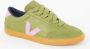Veja Groene Leren Sneakers Veters Rubberen Zool Green Dames - Thumbnail 1