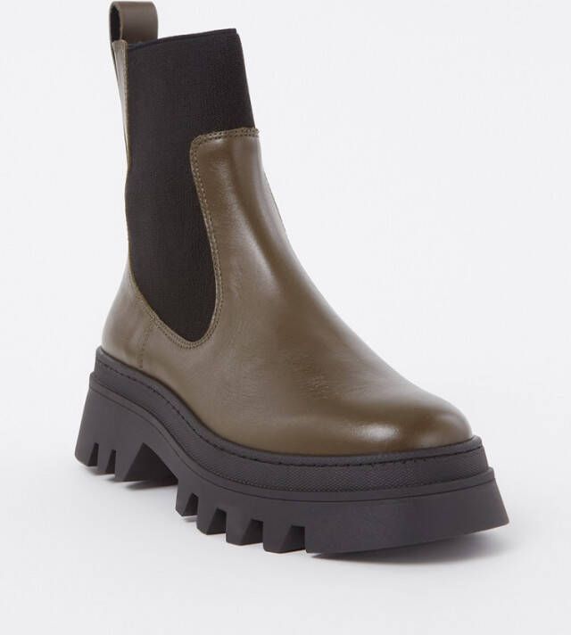 Whistles Hatton chelsea boot van leer