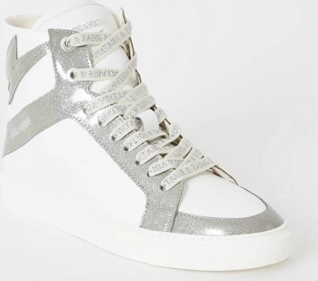 Zadig&Voltaire High Flash Infinity leren sneakers Wit - Foto 1