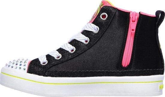 Skechers Twi-Lites 2.0 Neon Muse Veterboot Meisjes Multi Roze Zwart - Foto 2