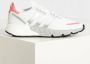 Adidas Originals ZX 1K Boost Schoenen Cloud White Silver Metallic Hazy Rose Dames - Thumbnail 3