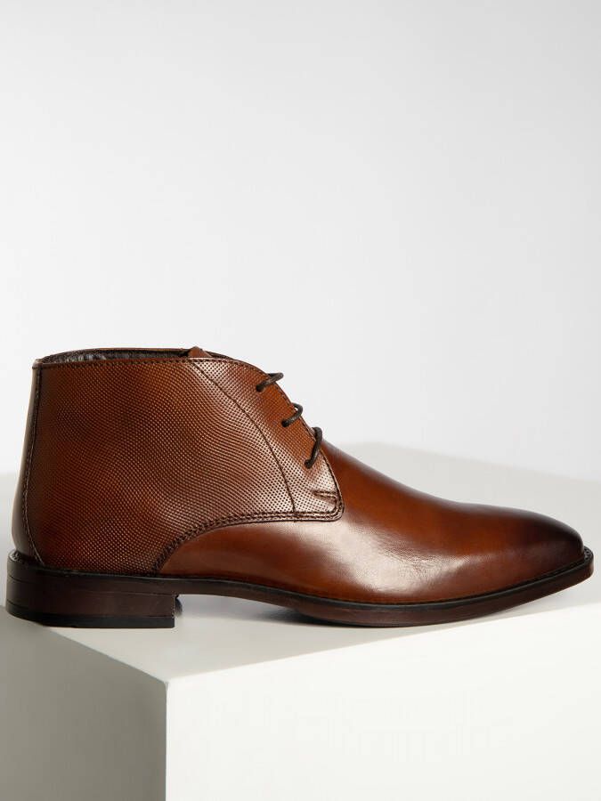 Cafe Moda Business schoenen in bruin voor Heren 3LL0020201 - Schoenen.nl