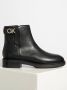 Calvin Klein Boots & laarzen Rubber Sole Ankle Boot Whw-Lth in zwart - Thumbnail 2