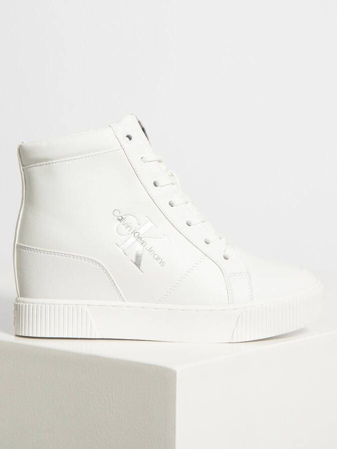 Calvin Klein Hoge sneakers in wit voor Dames