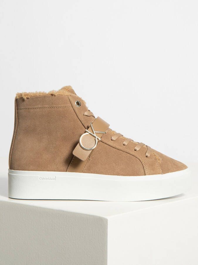 Calvin Klein Sneakers in bruin voor Dames