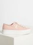 Calvin Klein Rose Sneakers met Contrasterende Details Roze Dames - Thumbnail 3