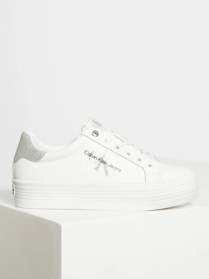 Calvin Klein Sneakers Vulcanized Flatform Sneaker Mono in white