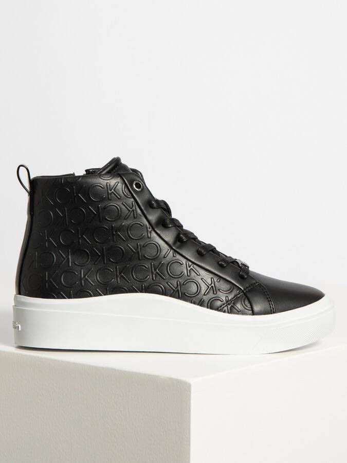 CK Calvin Klein High top sneaker van leer