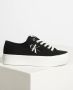 Calvin Klein Sneakers in zwart voor Dames Gevulkaniseerde Flatform Laceup CO - Thumbnail 5