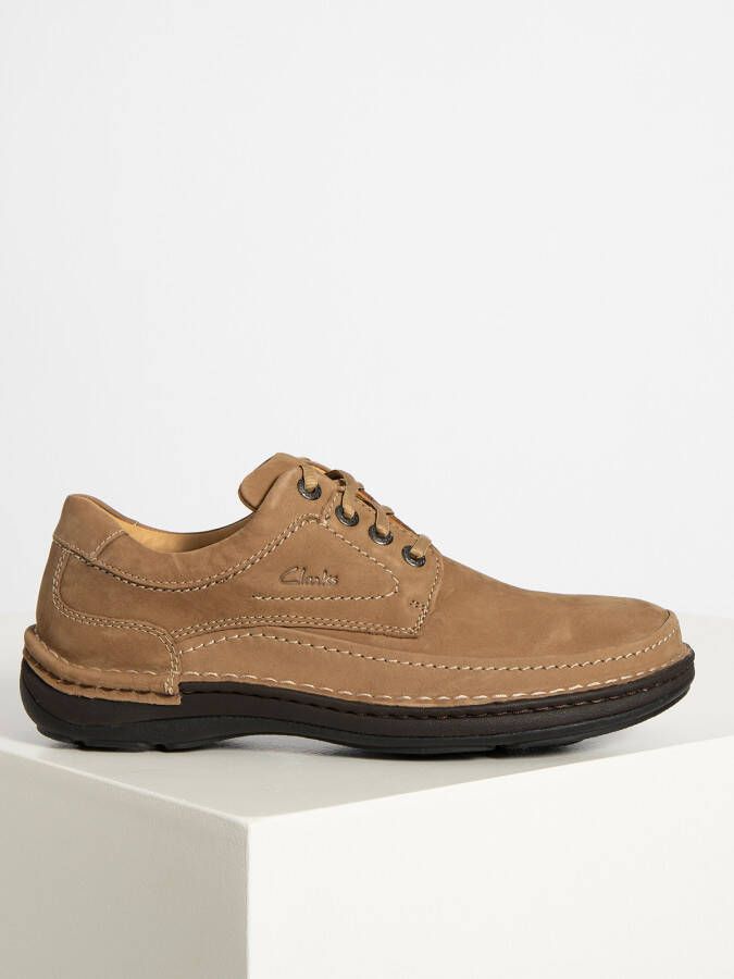 Clarks Veterschoenen NATURE THREE met zacht verdikte binnenzool