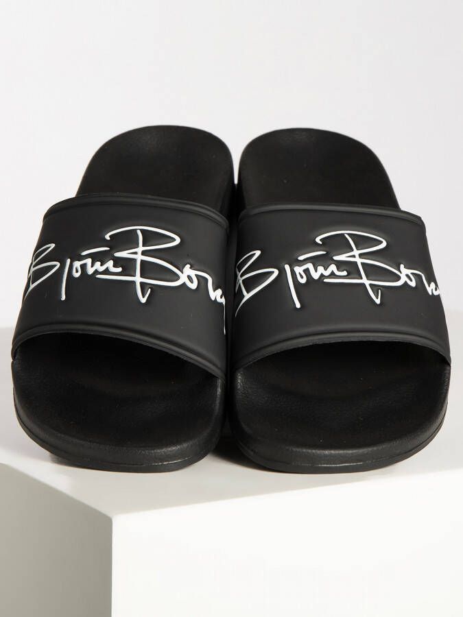 Björn Borg Badslippers in zwart voor Heren Harper Sig M