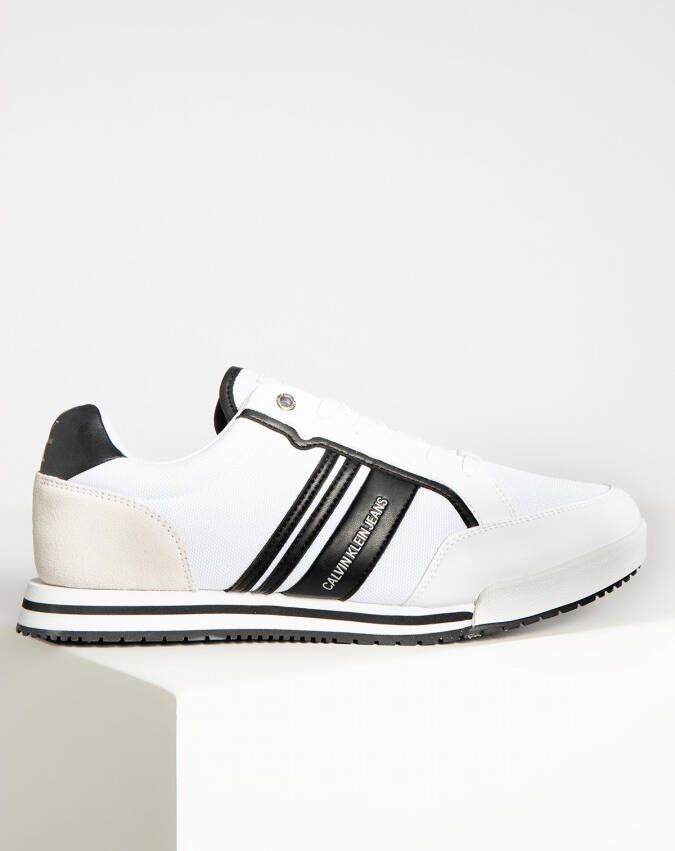 Calvin Klein Sneakers in wit voor Heren Low Profile Sneaker Laceup PU NY