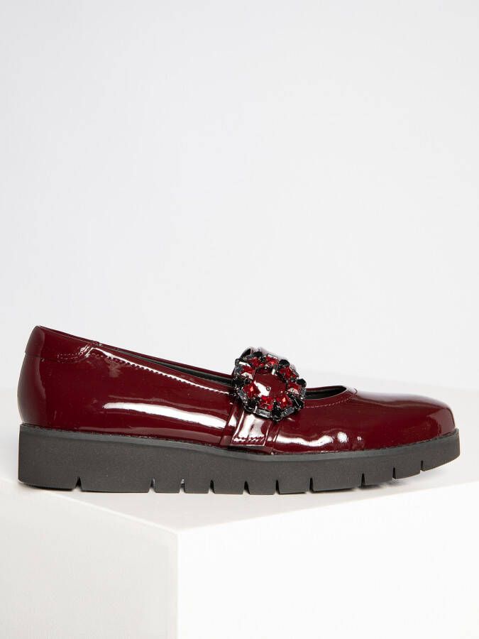 Geox Ballerina's in rood voor Dames 5. D Blenda