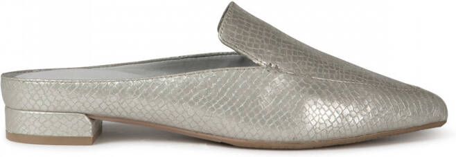 Gerry Weber Muiltjes in zilver voor Dames 5. zool Synthetisch