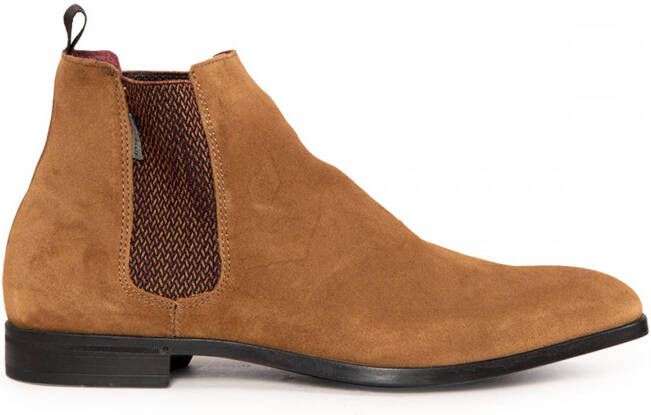 Otto Kern Chelsea boots in bruin voor Heren geruwd leder - Schoenen.nl