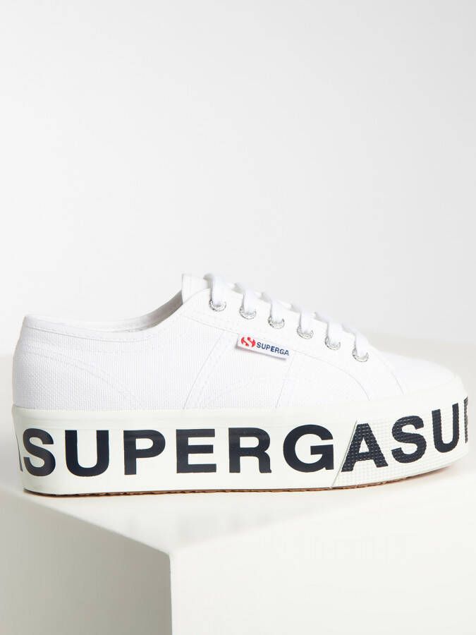 Superga Sneakers in wit voor Dames 2790 Platform Lettering