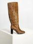 Tommy Hilfiger Laarzen in bruin voor Dames TH Hair Calf High Heel Long Boot - Thumbnail 2