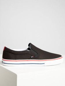 Tommy Hilfiger Pantoffels in zwart voor Heren Tommy Jeans Textile Slip On