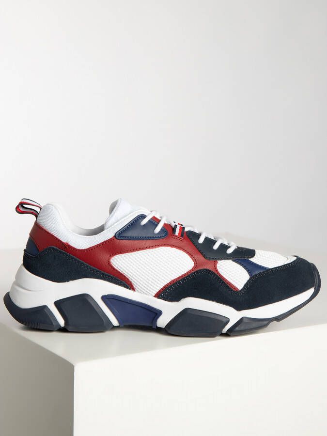 Tommy Hilfiger Sneakers in blauw voor Heren Chunky Material Mix Sneaker