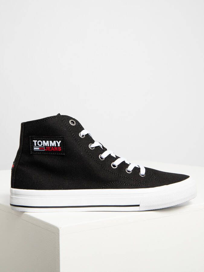 Tommy Hilfiger Sneakers in zwart voor Dames Tommy Jeans Midcut Vulc -  Schoenen.nl