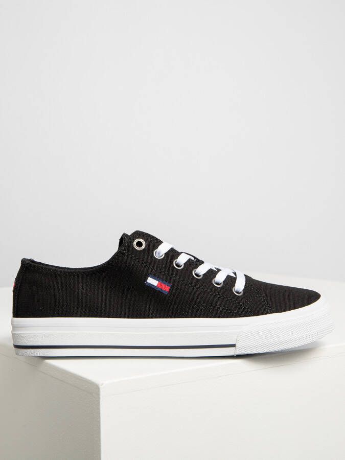 Tommy Hilfiger Sneakers in zwart voor Dames Tommy Jeans Low Cut Vulc -  Schoenen.nl