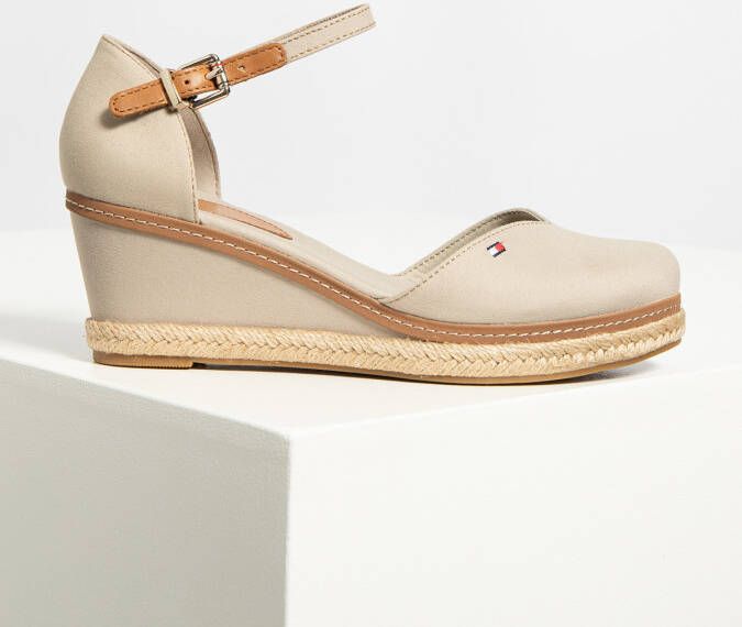 Tommy Hilfiger Wedges in grijs voor Dames Basic Closed Toe Mid Wedge