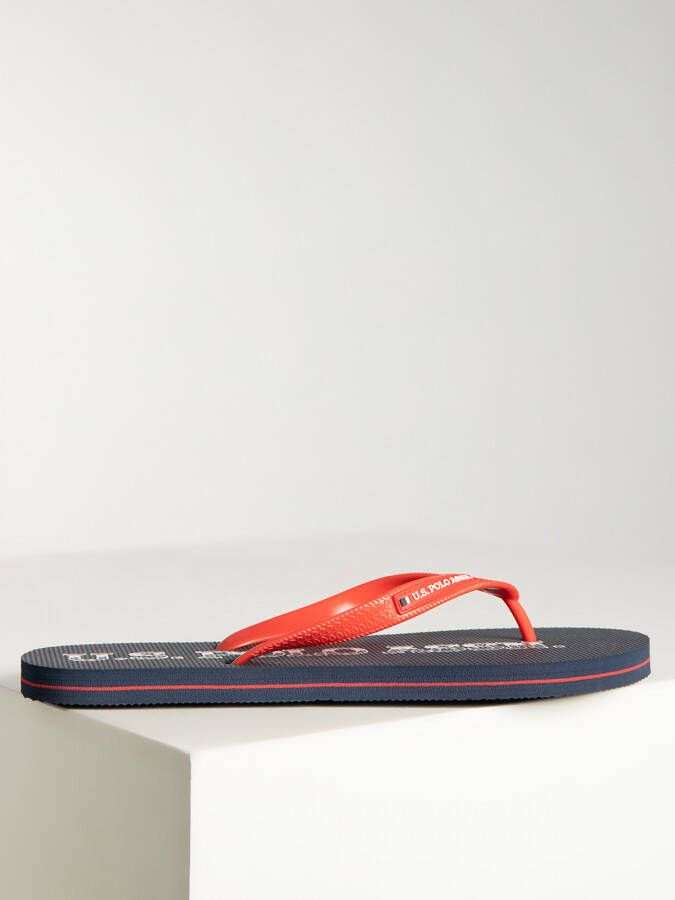 U.S. Polo Assn. Teenslippers in blauw voor Heren Vaian005