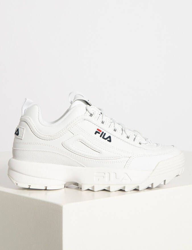 afwijzing galop Speels Fila Wmn Disruptor Low 1010746-1FG Vrouwen Wit Sneakers - Schoenen.nl