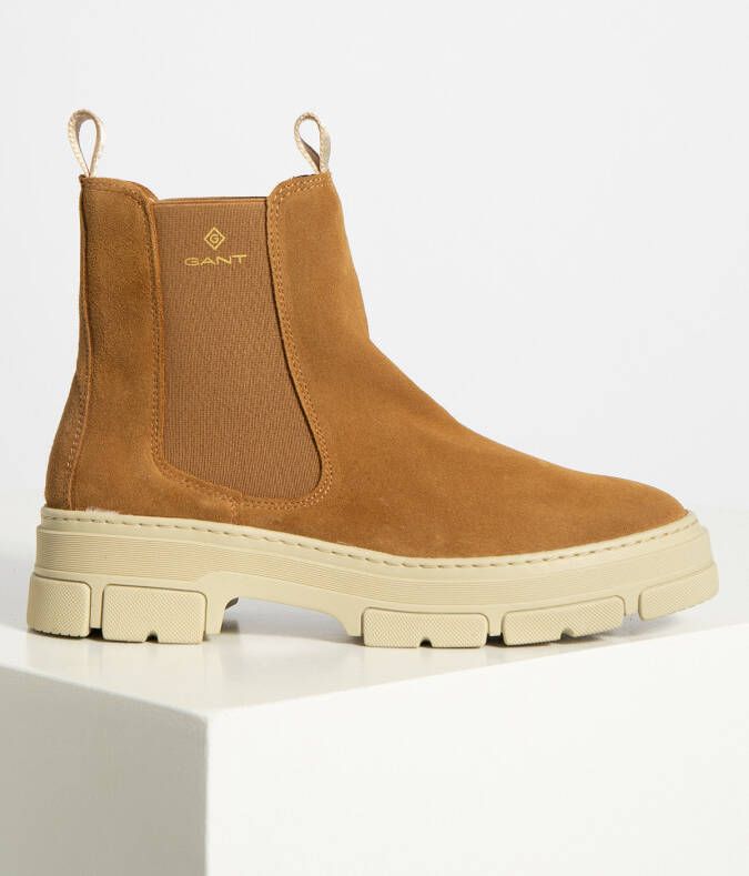 Gant Chelsea boots in bruin voor Dames Monthike