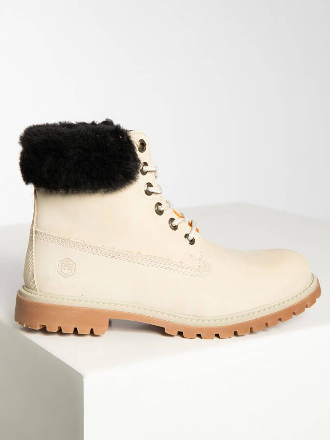 Lumberjack Veterboots in beige voor Dames