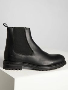Mishumo Chelsea boots in zwart voor Heren