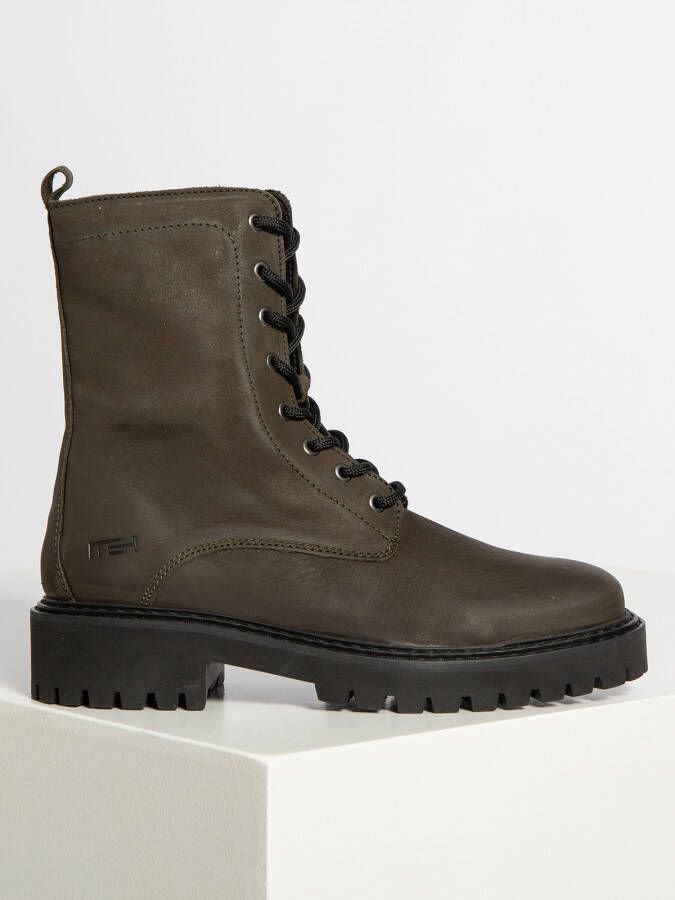 Mishumo Veterboots in groen voor Dames