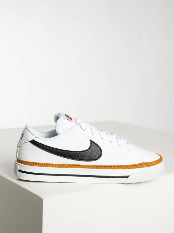 Nike court legacy sneakers wit zwart dames