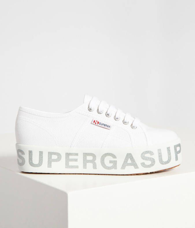 Superga Lage schoenen in wit voor Dames grootte: 38