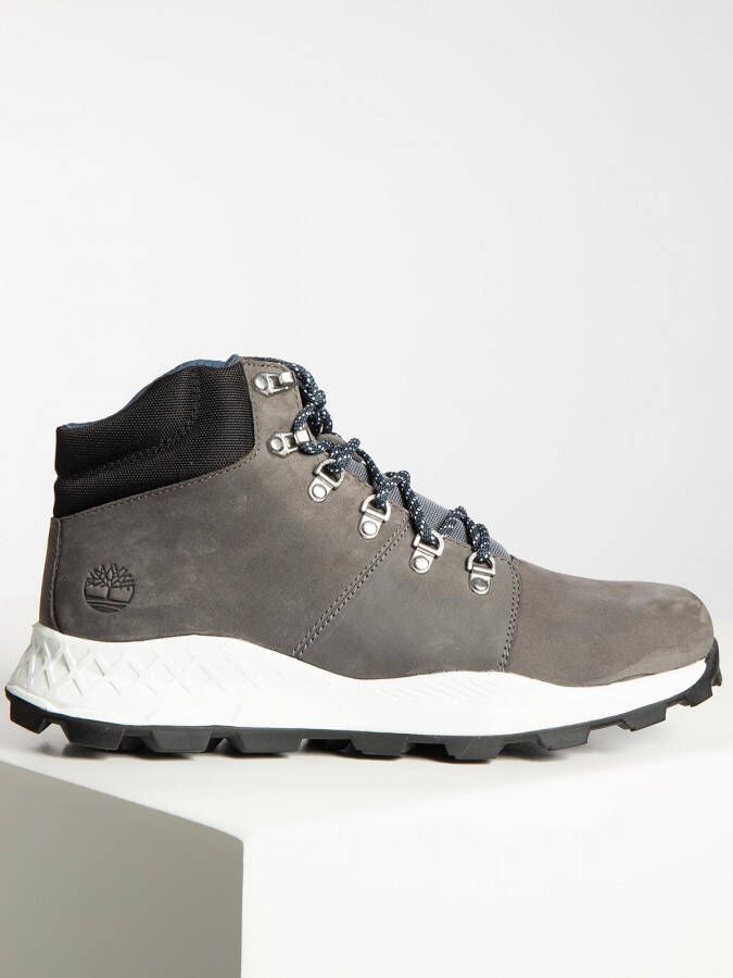 Timberland Veterboots in grijs voor Heren 5. Brooklyn Mid Hiker -  Schoenen.nl