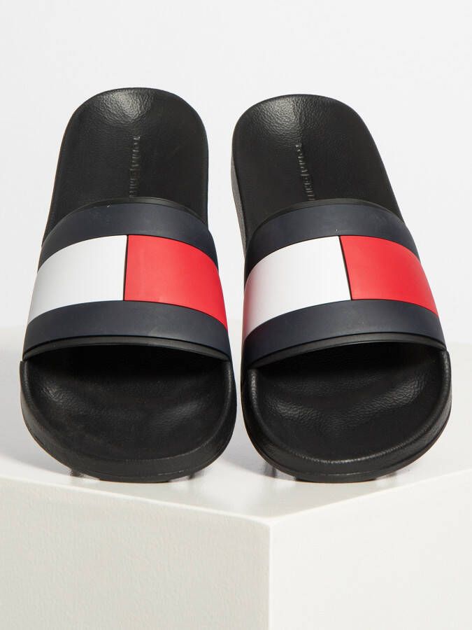 Tommy Hilfiger Badslippers in zwart voor Heren