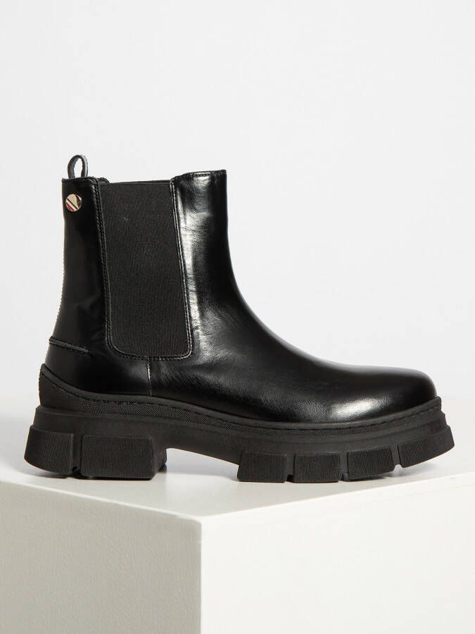 Tommy Hilfiger Chelsea boots in zwart voor Dames