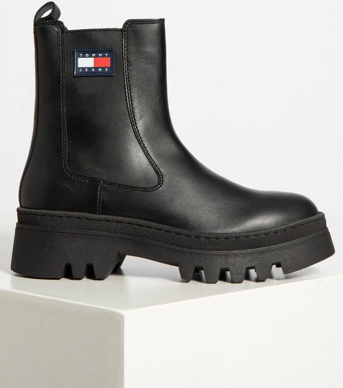 Tommy Hilfiger Chelsea boots in zwart voor Dames