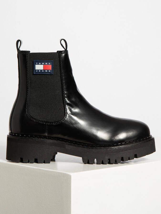 Tommy Hilfiger Chelsea boots in zwart voor Dames