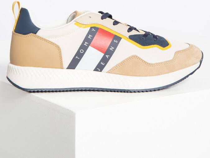 Tommy Jeans Sneakers met contrastgarnering model ' TRACK CLEAT'