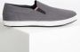 Tommy Hilfiger Grijze Instappers Essential Slip On Chambray Vulc - Thumbnail 2