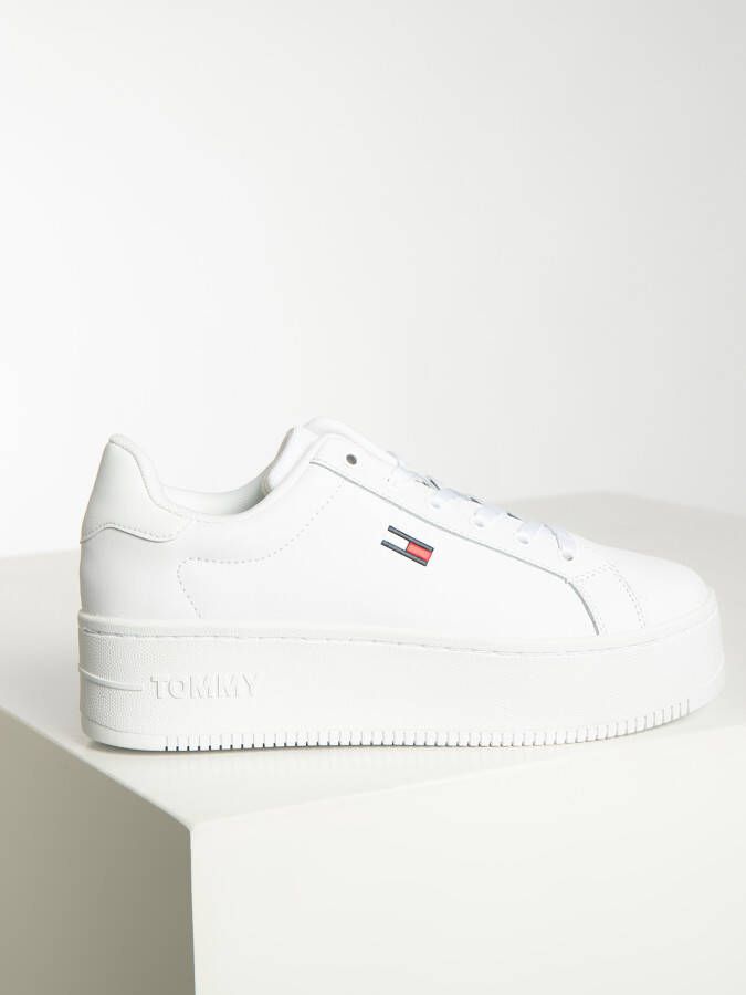 Tommy Hilfiger Witte Essential Platform Sneakers voor Dames White Dames - Foto 14