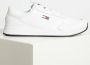 Tommy Hilfiger Sportieve witte vetersneakers met contrastdetails White Heren - Thumbnail 3