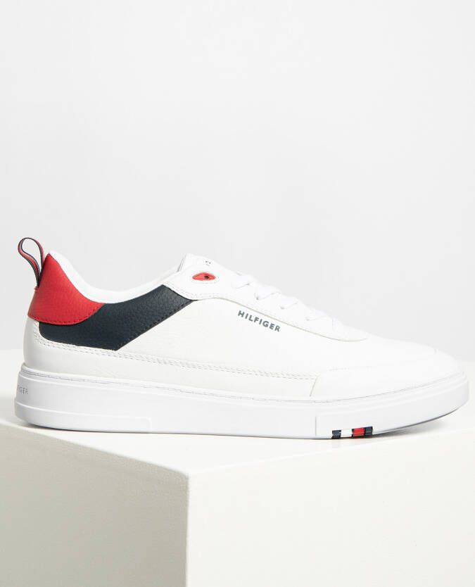 Tommy Hilfiger Heren Sneakers van Suède en Synthetisch Materiaal White Heren - Foto 13